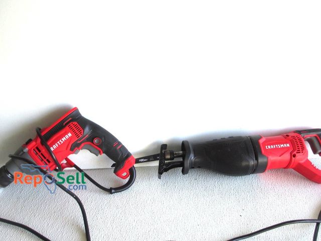 Lot 31-8578 - Craftsman Corded Drill And Reciprocating Saw - Both Power On