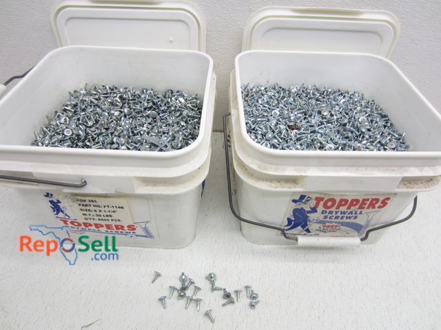 Lot 31-6097 - (2) Buckets Self Tapping Sheet Metal Screws