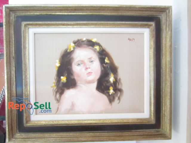 Lot 31-1214 - "Little Girl" Original by Charles Apt, 16"x12" (#1)