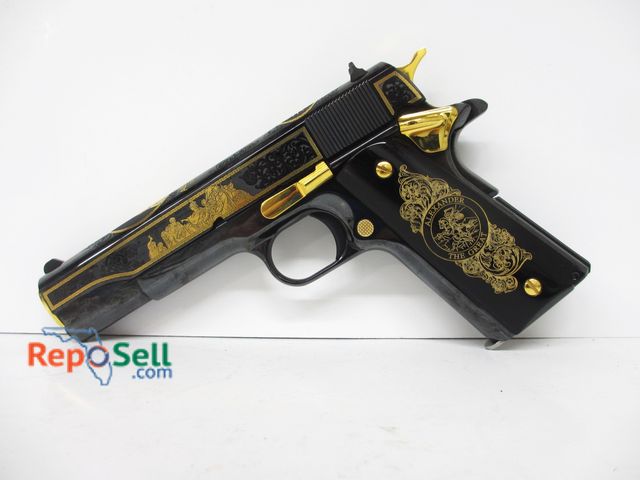 Lot 31-7155 - New Colt Government Model O Super .38 Auto "Alexander the Great" with (1) Mag, Hard Case, 5" Barrel