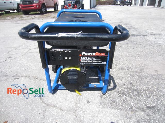 Lot 31-6509 - Powerback 5250 Watt 10HP Gas Powered Generator, Has Compression