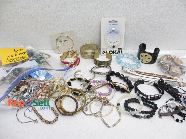 Lot 31-9130 - Lot of Bracelets, Bangles - Includes (1) .925 Quartz Bracelet