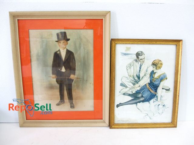 Lot 31-1290 - (2) Framed &amp; Signed Art