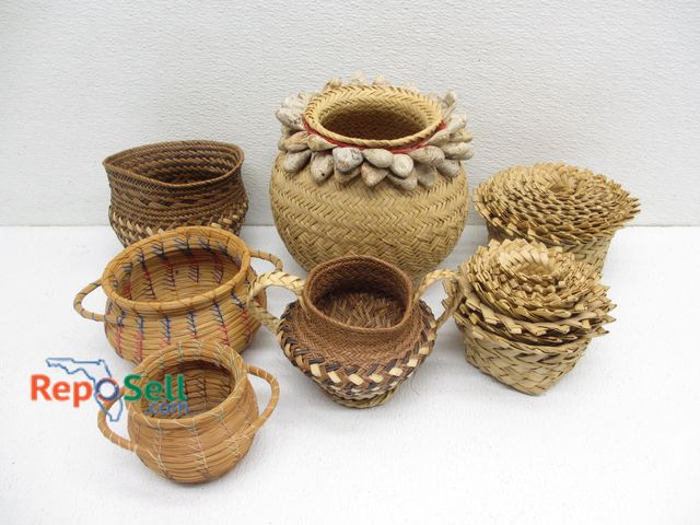 Lot 31-8073 - Collection of Handmade Baskets