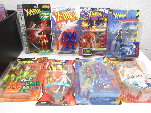 Lot 31-8360 - (14) X-Men Collectibles: Rogue, Storm, White Queen, etc. - BRING TOTE