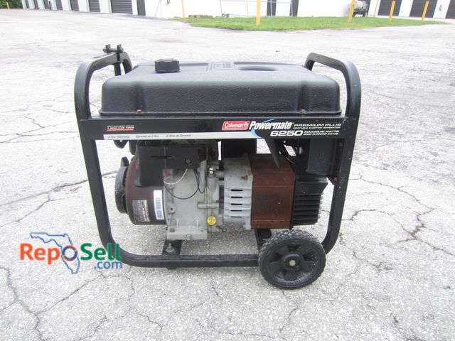 Lot 31-4383 - Coleman Powermate 5000/6250 Gas Generator - Has Compression