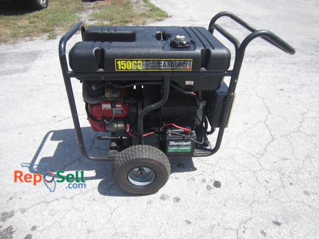 Lot 31-9145 - Generac 15,000/22,500 Watt Whole-House Generator - ran when tested. Needs new battery.