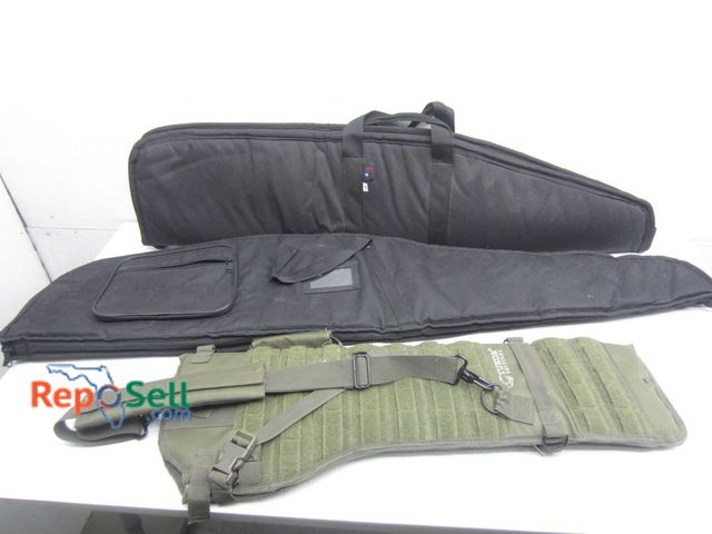 Lot 31-6265 - (2) Soft Rifle Cases &amp; Yukon Tactical Rifle Scabbard