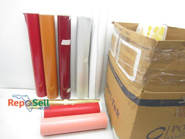 Lot 31-9486 - (29) Rolls of mixed-color vinyl/paper