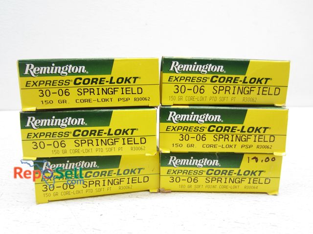 Lot 31-5258 - 118 rounds of .30-06 Ammunition