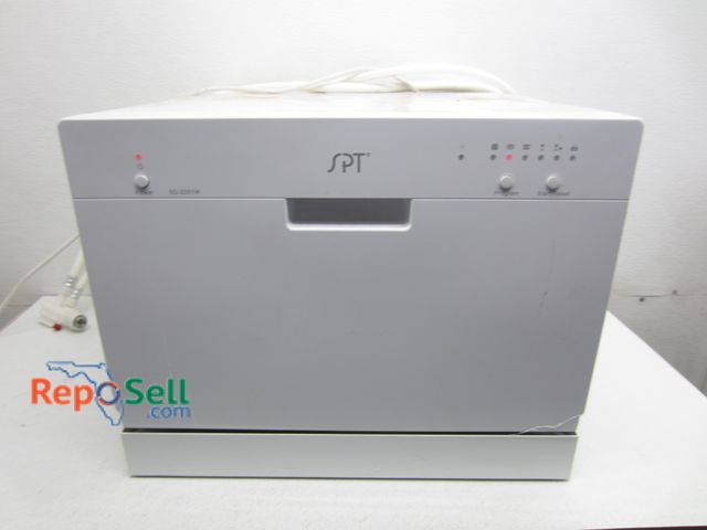 Lot 31-5412 - SPT Mini Dishwasher, 22x17x20", #SD-2201W - Powers On