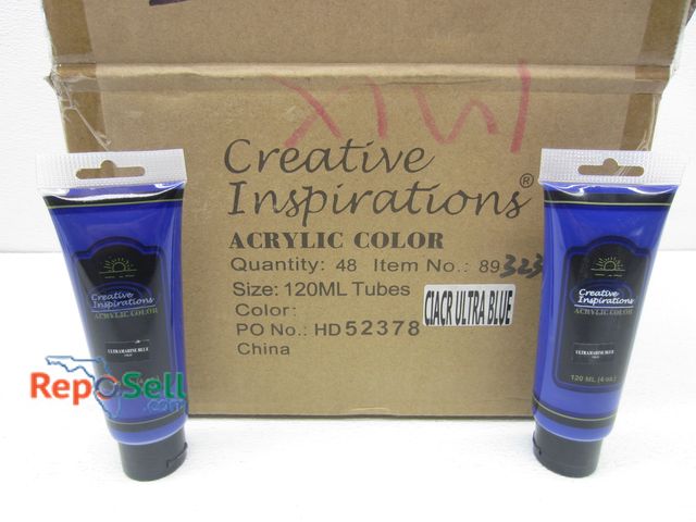 Lot 31-8126 - (48) Creative Inspirations Acrylic 120ml - Ciarca Blue - Appear New