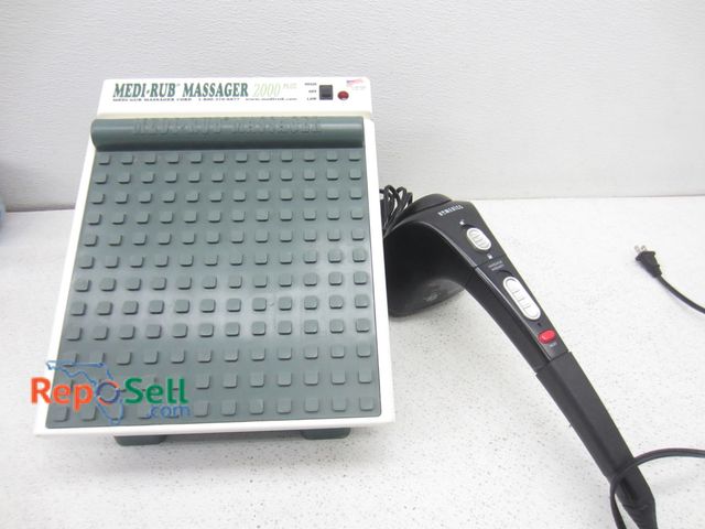 Lot 31-9371 - (2) electric massage devices; Medi-Rub 2000 &amp; Homedics HHP-300, both power on