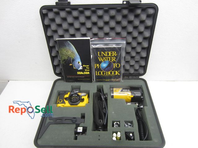 Lot 31-6391 - Sea &amp; Sea Underwater Camera Set: Strobe Yellow Sub MMII, Motormarine II Camera &amp; Accessories...