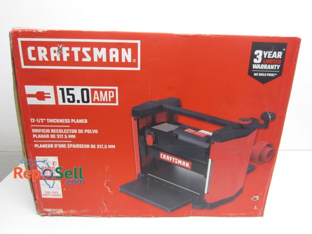 Lot 31-2148 - Craftsman 15.0Amp 12-12.5" Thickness Planer, #CMEW320