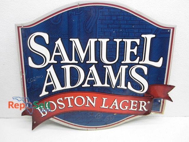 Lot 31-2223 - Samuel Adams Metal Sign