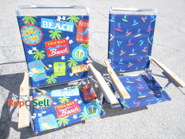 Lot 31-9068 - (2) Rio Aluminum Beach Chairs, Appear New