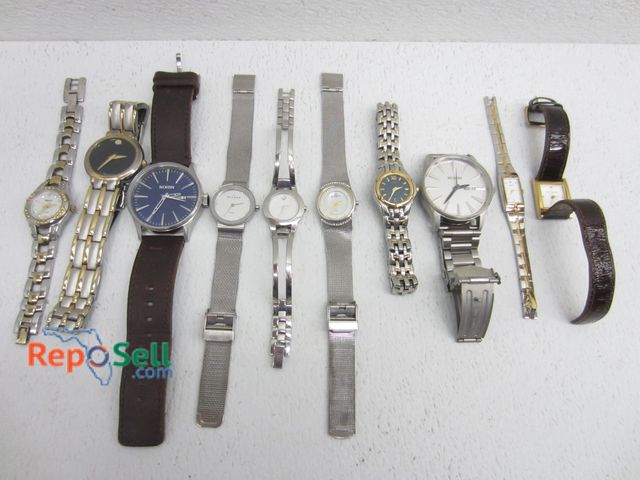 Lot 31-9086 - (10) Name Brand Watches - Preowned -Some Running when tested