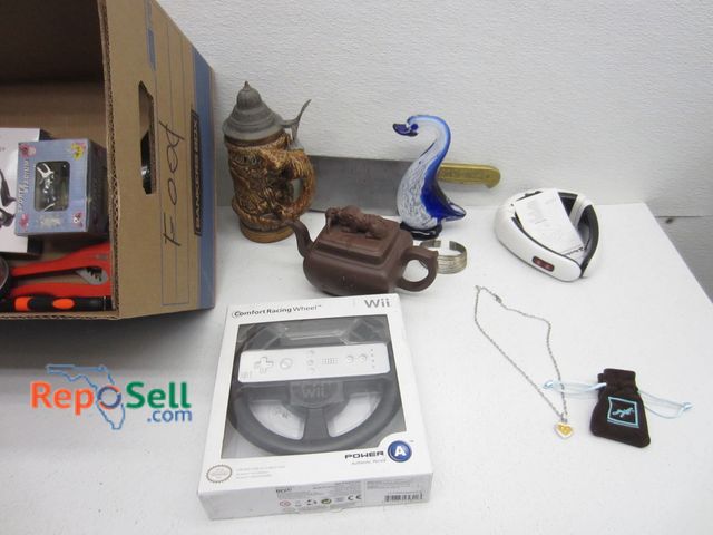 Lot 31-6319 - Estate Lot: Beer Stein, Tools, Teapot etc