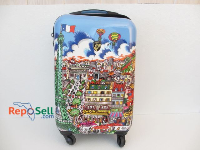 Lot 31-1389 - Heys Hardside Luggage on Wheels, Cafe Design - Small Suitcase