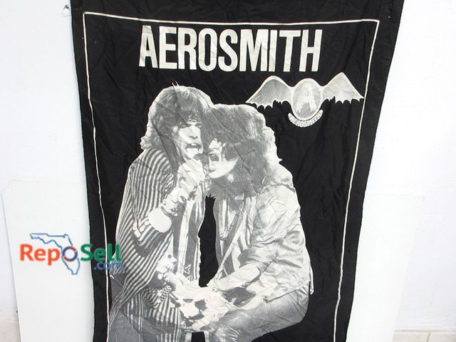 Lot 31-1336 - Aerosmith Banner 51" x 32