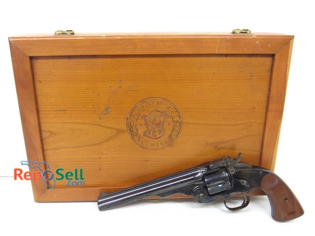 Lot 31-2322 - Smith &amp; Wesson Performance Center  Model 3 Schofield  .45 S&amp;W Top Break Action  7" Barrel