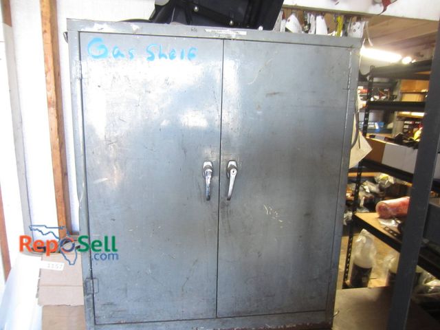 Lot 31-1164 - Large Metal Double Door Storage Cabinet **Pick Up Thursday 36" x 73 x 18, NO Contents Included