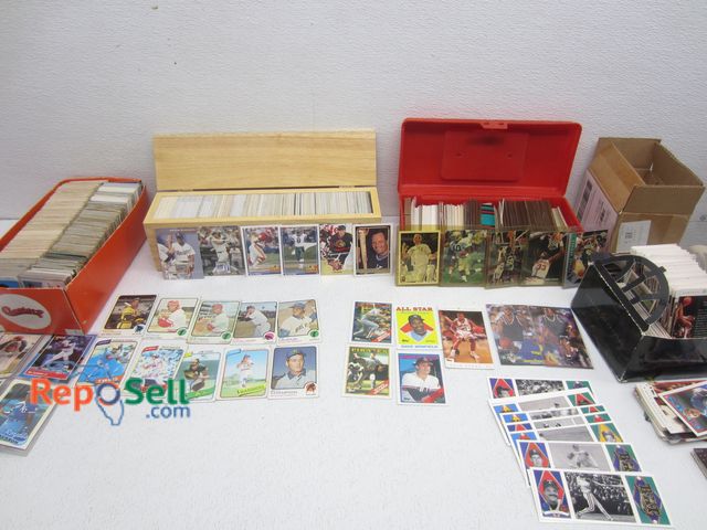 Lot 31-4545 - Lot of Sports Cards: Wade Boggs, Bo Jackson, Patrick Ewing, etc. - Some 70s