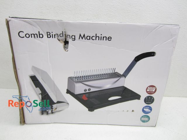 Lot 31-8214 - Combo Binding Machine - Appears New/Some Box Damage