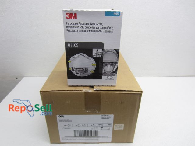 Lot 31-2478 - New (160) 3M N95 Masks Particulate Respirator #81105