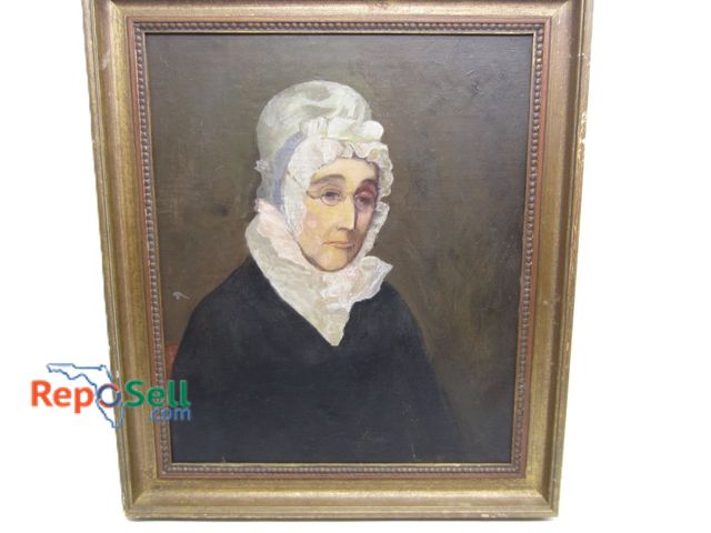 Lot 31-5168 - Vintage Framed Original Art 27" x 31 - No COA