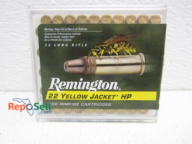 Lot 31-2226 - (100) rounds 22LR Yellow Jacket Hollow Point