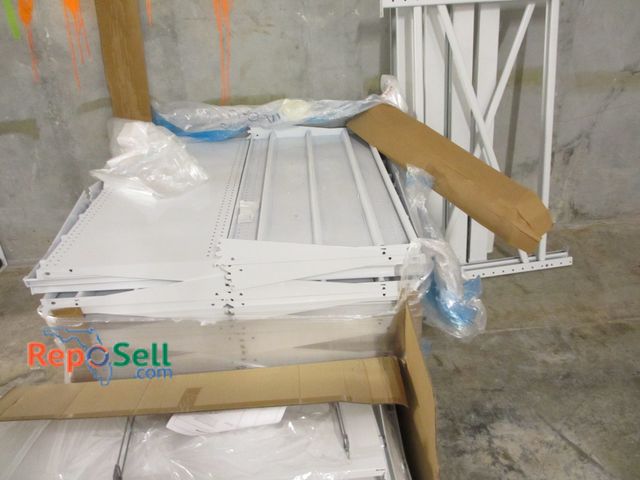 Lot 31-3088 - Large Lot of Metal Shelving &amp; (1) Pallet Rack - All Appear New