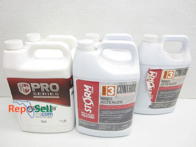 Lot 31-4116 - (2) G Endurapolish And (3) G Step 3 control Mold And Mildew Solutions