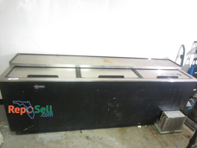 Lot 31-2077 - Omcan 3-Compartment Reach-In Cooler #JBC95, 95" x 26.5" x 34"H