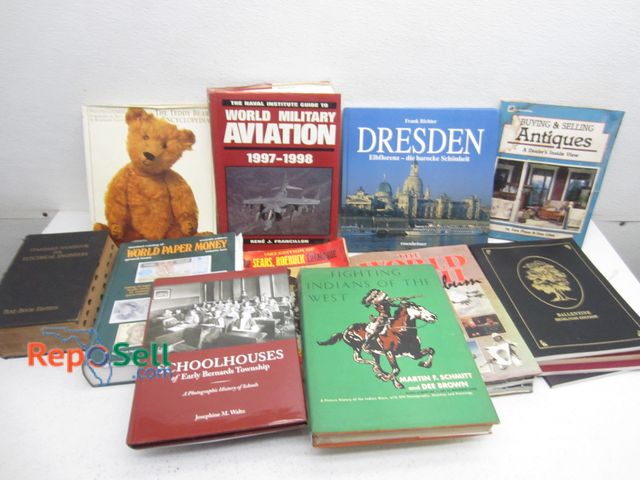 Lot 31-9175 - Large Lot Of Books: Sears Roebuck, Military etc
