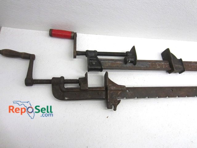Lot 31-6342 - (2) Large Vintage Clamps