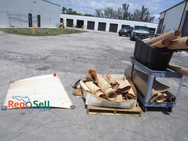 Lot 31-5245 - Large Lot of Paper Templates for Fiberglass Boat Hulls