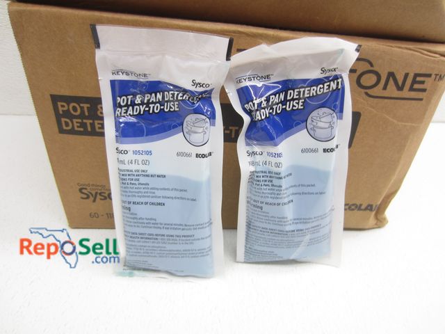 Lot 31-1388 - (120) 4 oz. Packets Dish Detergent - (2) Cases