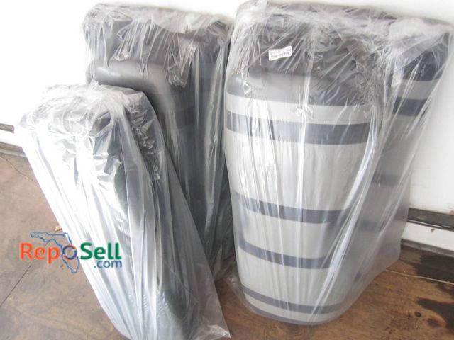 Lot 31-1101 - 3 Forest Green/Black Golf Cart Seat Sets For Four Passenger Carts, New Style, I20 & I40 Fitments