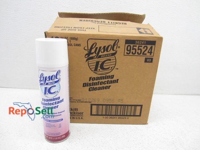 Lot 31-9185 - (10) 24 oz. Hospital-grade Lysol IC foaming disinfectant cleaner