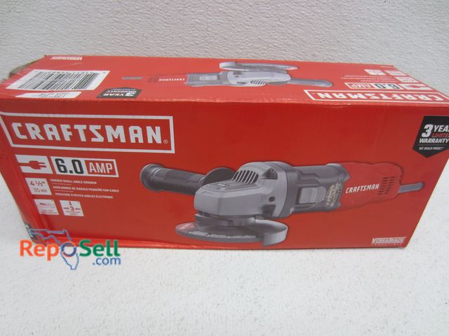 Lot 31-6336 - Craftsman 6amp 4 1/2" Corded Small Angle Grinder #CMEG100