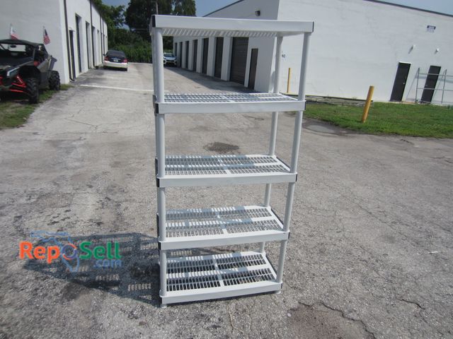 Lot 31-9477 - 5-tier poly shelving unit, 73H x 18 x 36