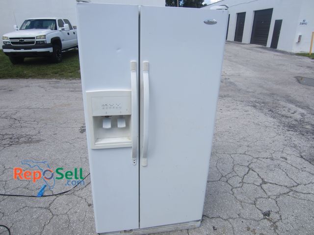 Lot 31-5437 - Whirlpool Fridge 33x65x30", #ED2KVEXV001 - Powers On/Fridge 34 Degrees/ Freezer 6