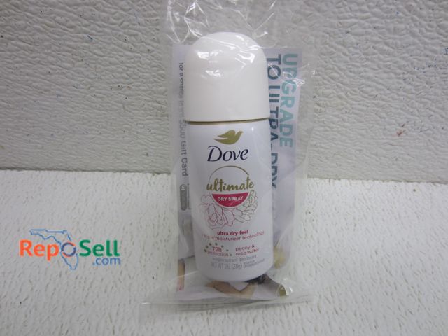 Lot 31-6348 - Box of Travel Size Spray Deodorant - Womens Dove/ Peony &amp; Rose Water