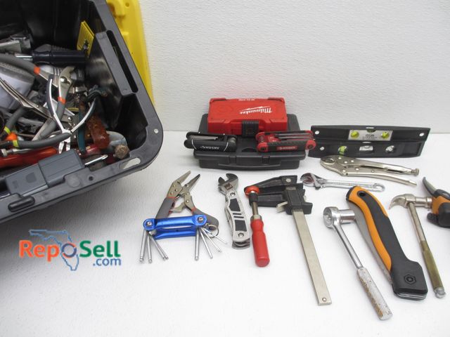 Lot 31-3222 - Large Lot of Hand Tools with Small Black Tote/Lid