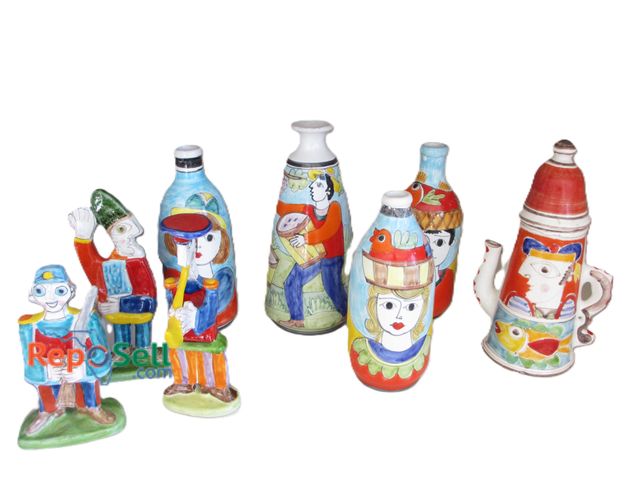 Lot 31-1040 - (8) Ceramic Pieces from Desimone Italy