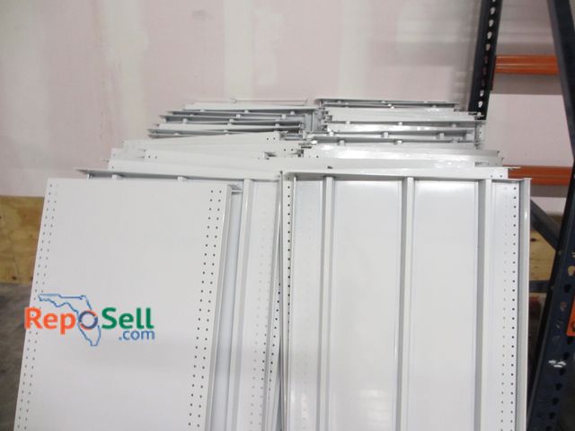 Lot 31-3091 - Approx (40) White Metal Shelves - Most Are 48"x25"