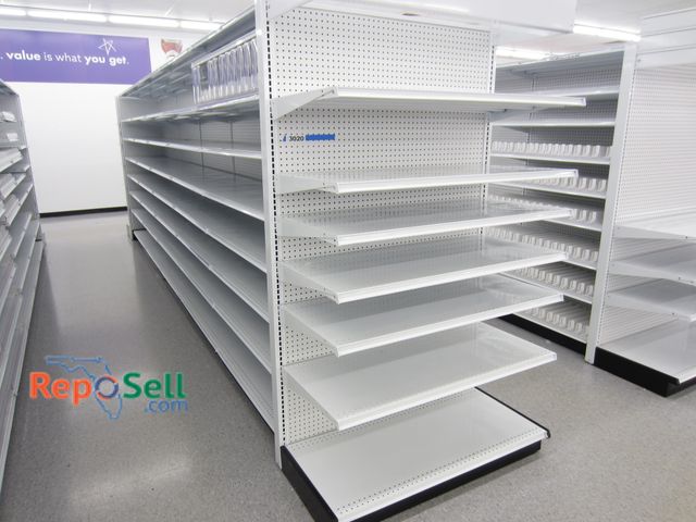 Lot 31-3020 - (1) Retail Shelving, 20' Double Sided, Plus End Caps. 25" Deep Shelves. Buyer Must Disassemble &amp;...