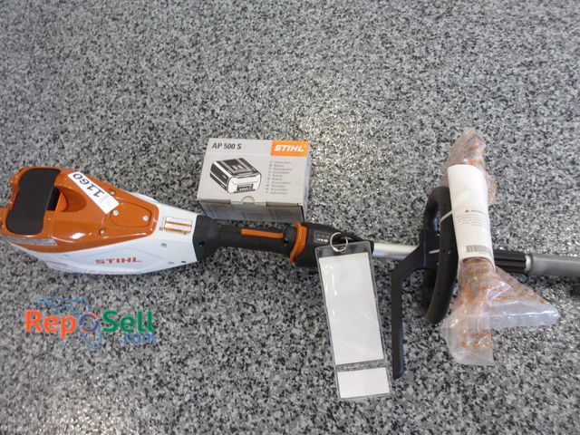 Lot 31-1160 - New Stihl KMA 135 R electric power head with AP 500 S battery. Includes the power head and compatibl...